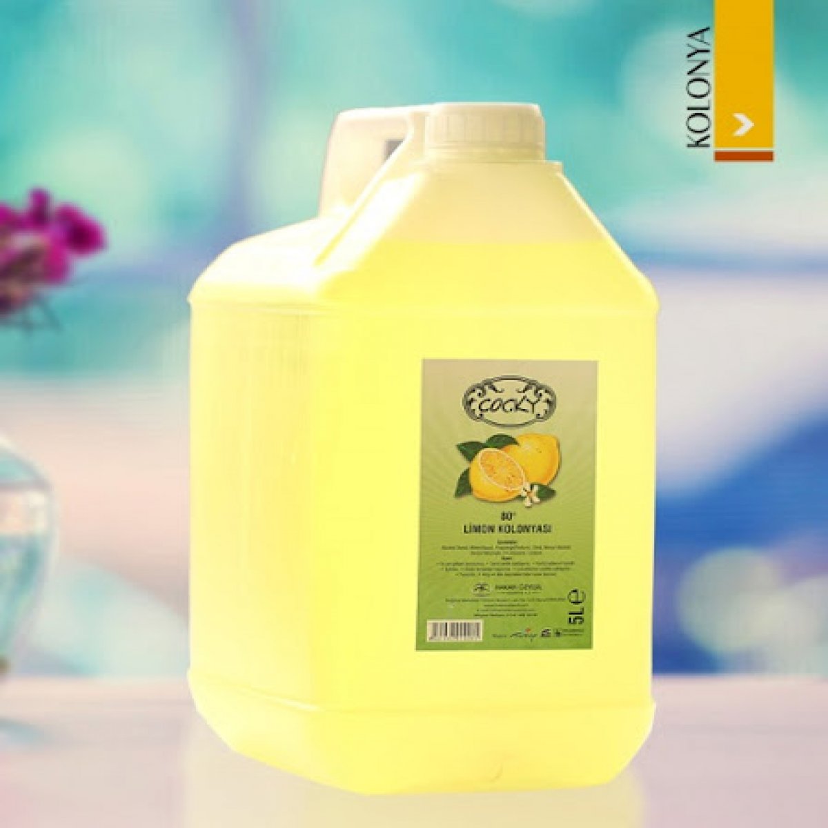 Cooky Kolonya Limon 5 lt 80 Derece