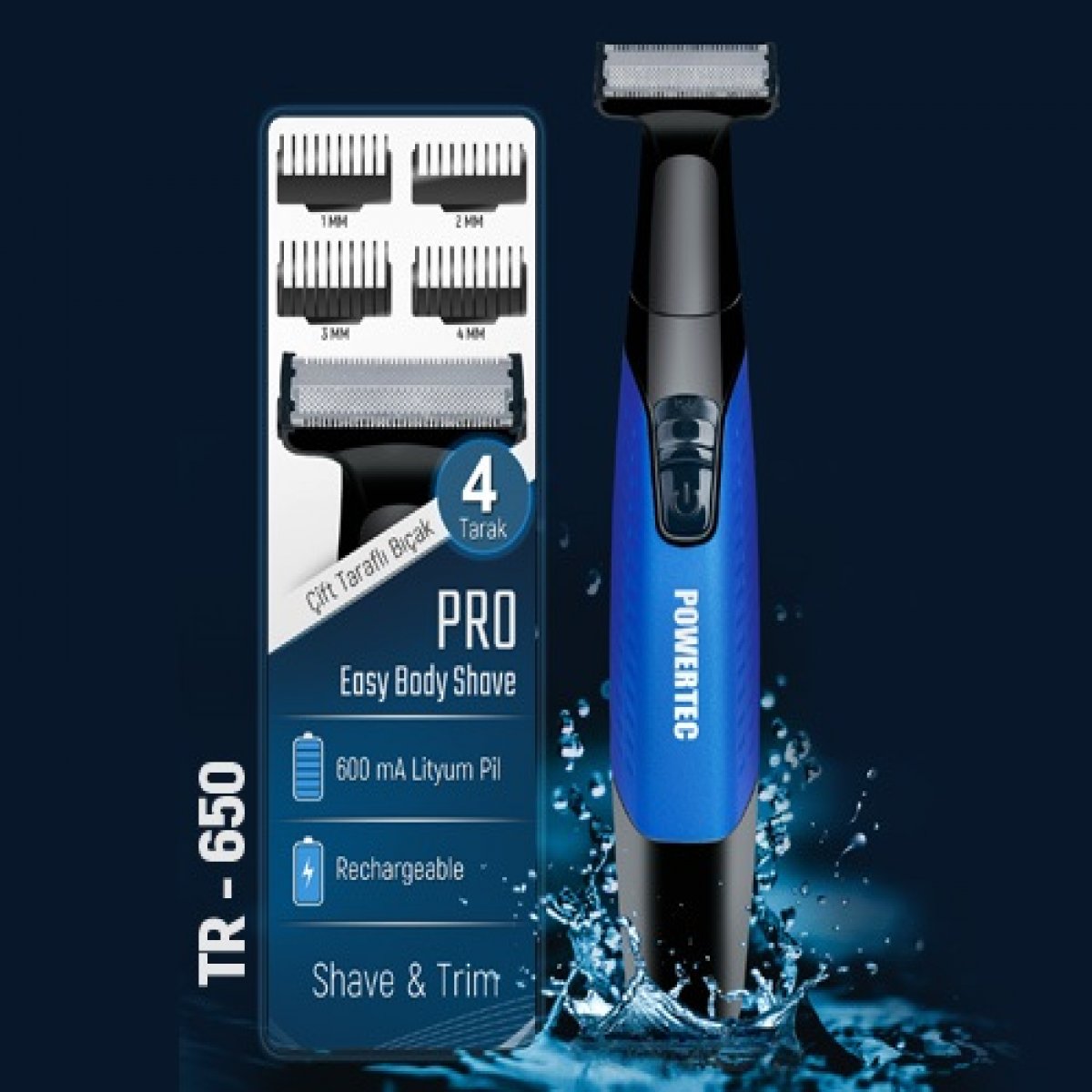 TR-650 VÜCUT TIRAŞ MAKİNESİ